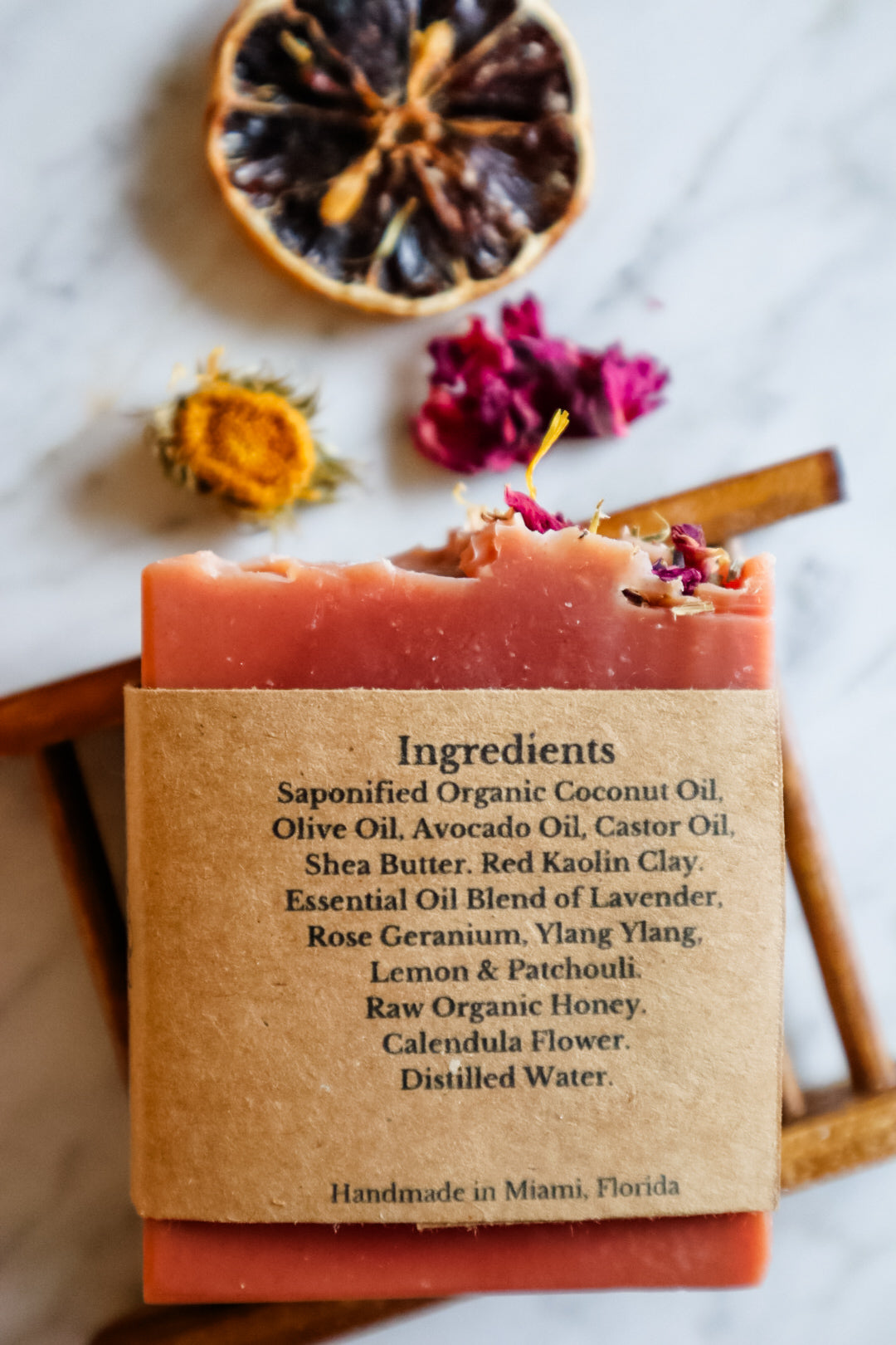 Wildflower Honey - Calendula,  Lavender, Rose Geranium, Lemon, Ylang Ylang & Patchouli